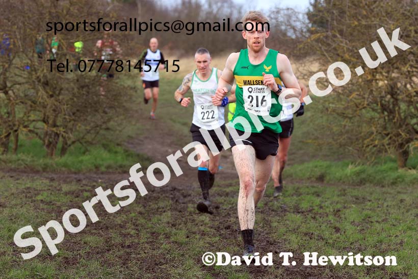 Mens 35 to 64, 2024 NEMAA Cross Country Champs., Wallsend. Photo: David T. Hewitson/Sports for All Pics